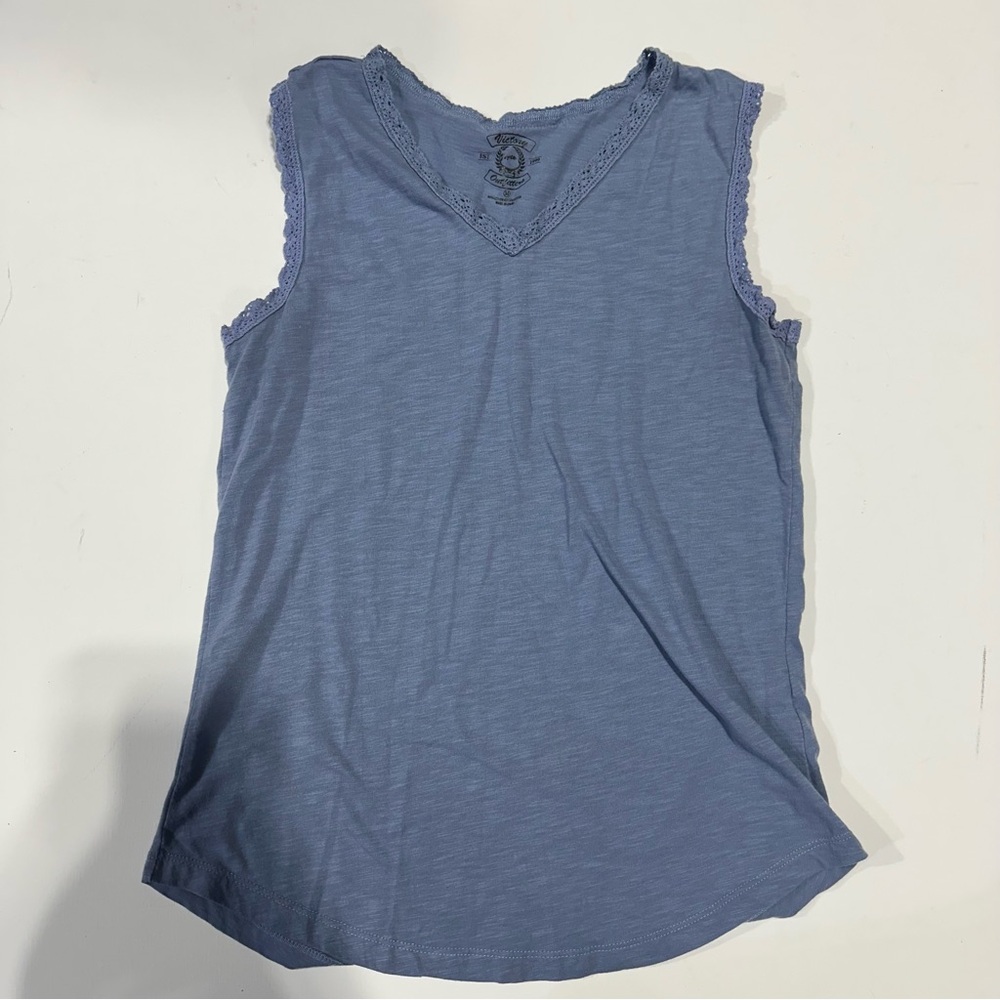 Victory Outfitters Blue Sleeveless Top